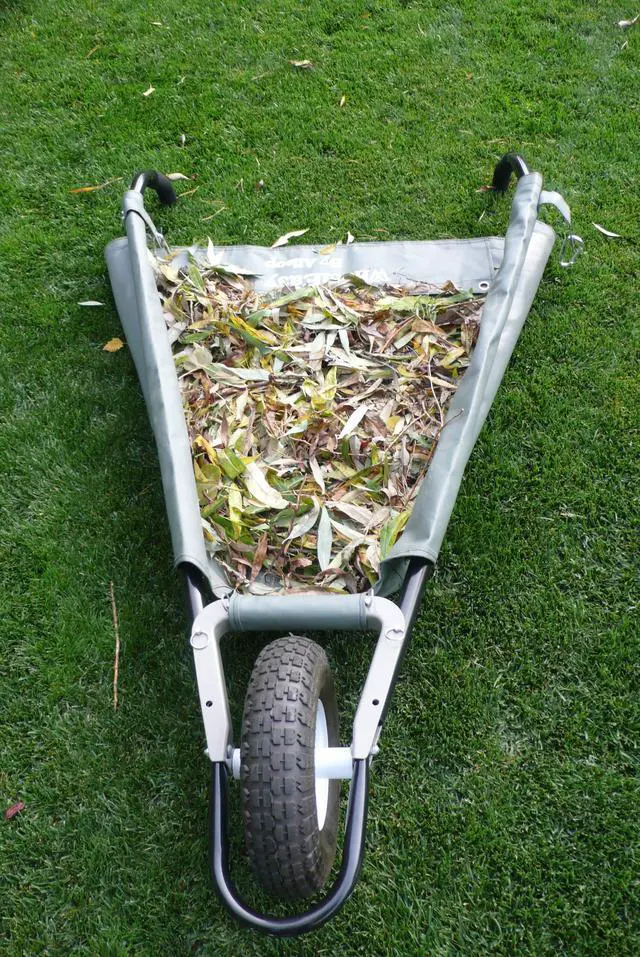 Alt view image 4 of 6 - WheelEasy - Foldable Garden Cart (Wheelbarrow) with Easy Grip Handles