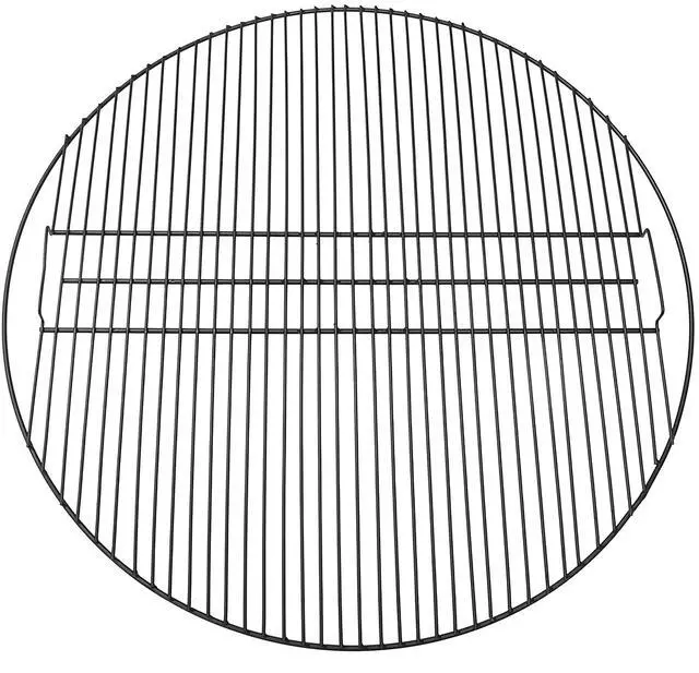 Main image of Sunnydaze Round Outdoor Fire Pit Cooking Grate - Heavy-Duty Black Steel Grilling Rack - 40-Inch