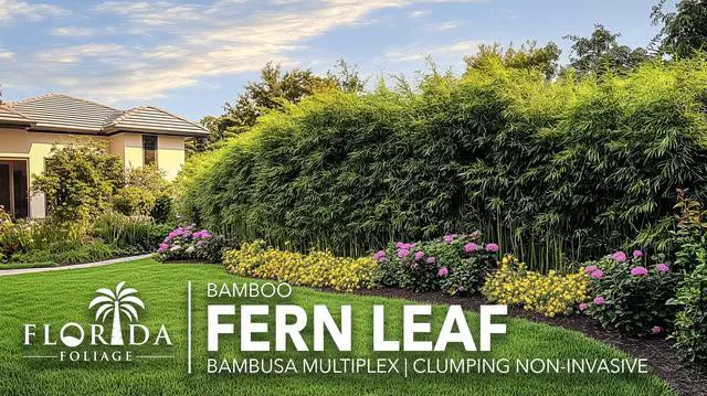 Alt view image 4 of 6 - Bamboo Golden Goddess | 5 Large Trade Gallon Size Plant | Bambusa multiplex | Fast Growing Clumping Bamboo | Privacy Hedge Windbreak Landscapes Borders Beds Decorative Accent Outdoor Screening Garden