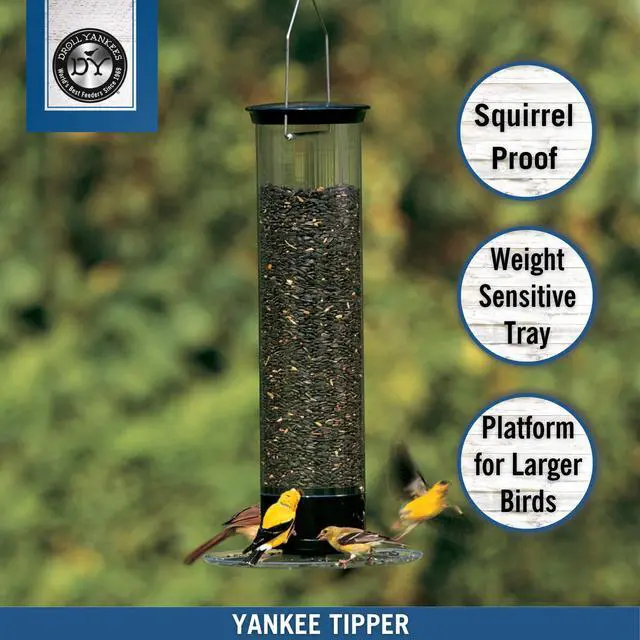 Alt view image 2 of 6 - YCPT-360-M Yankee Tipper Bird Feeder, 5 lb, Black