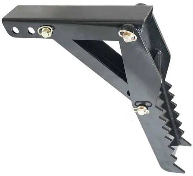 Main image of 24" Backhoe Thumb Hoe Clamp 1/2" Steel Plate Assembly Weld On Adjustable Folding