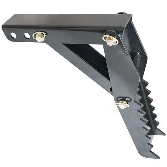 Alt view image 2 of 5 - 24" Backhoe Thumb Hoe Clamp 1/2" Steel Plate Assembly Weld On Adjustable Folding