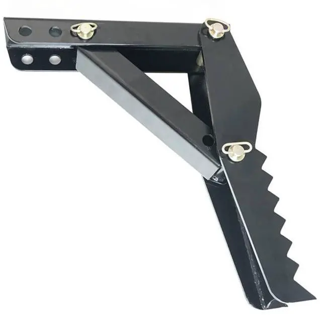 Alt view image 4 of 5 - 24" Backhoe Thumb Hoe Clamp 1/2" Steel Plate Assembly Weld On Adjustable Folding