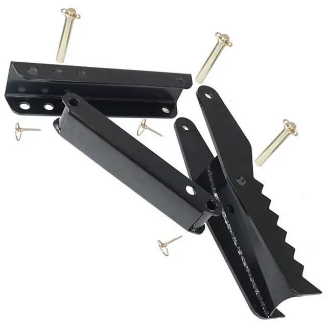 Alt view image 5 of 5 - 24" Backhoe Thumb Hoe Clamp 1/2" Steel Plate Assembly Weld On Adjustable Folding