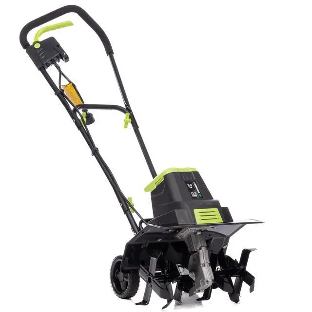 Alt view image 5 of 6 - Earthwise Power Tools by ALM TC70016EW 13.5-Amp 16-Inch Electric Garden Tiller Cultivator, Fixed Tines, Black