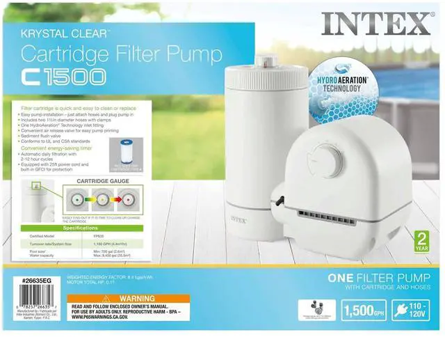 Alt view image 4 of 5 - 56635E 1,500-Gallon Filter Pump