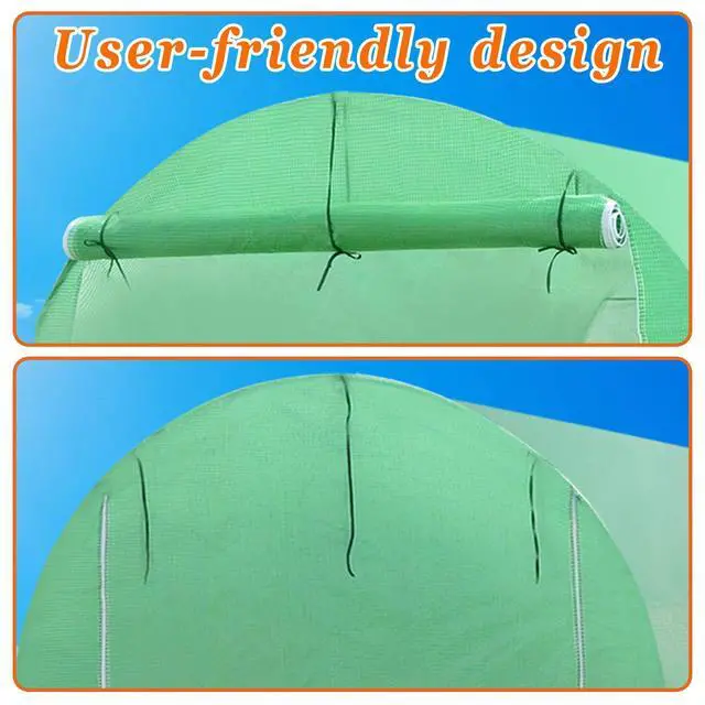 Alt view image 6 of 6 - Greenhouse Replacement Cover 20'X10'X7' Green House Spare Parts Cover (Frame NOT Included)