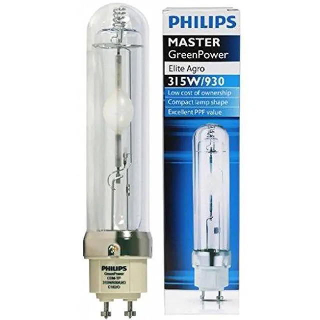 Alt view image 2 of 3 - Master 3100K GreenPower Elite Agro CMH Lamp, 315 Watt, T-12