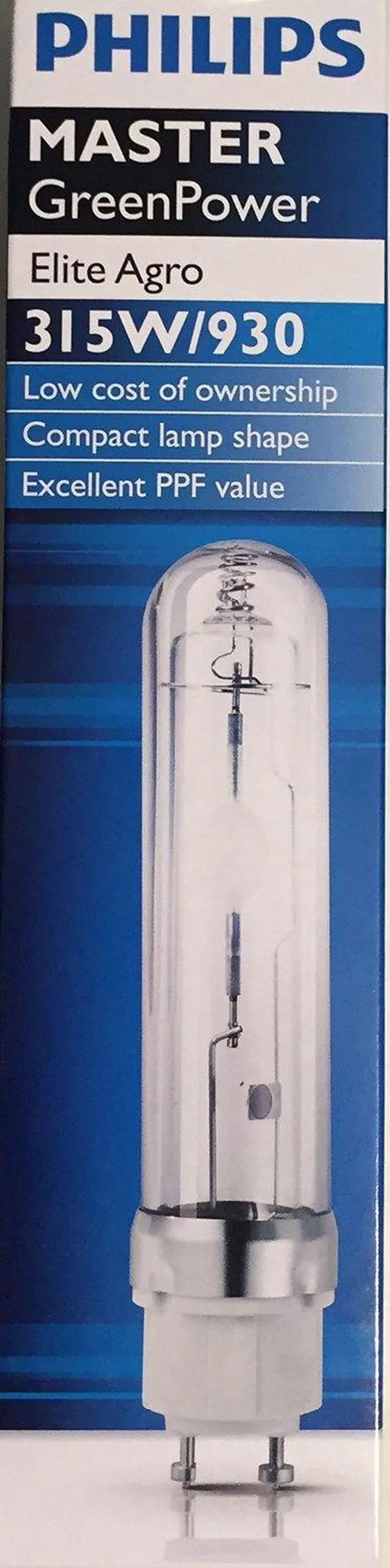 Alt view image 3 of 3 - Master 3100K GreenPower Elite Agro CMH Lamp, 315 Watt, T-12