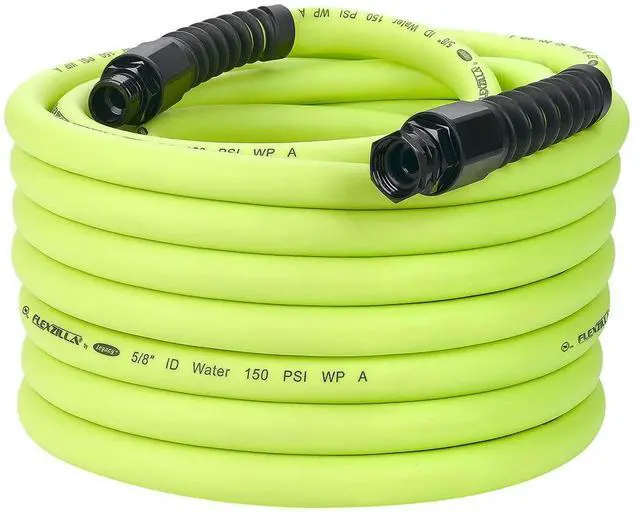 Main image of Flexzilla Pro Water Hose with Reusable Fittings, 5/8 in. x 75 ft., Heavy Duty, Lightweight, Drinking Water Safe, ZillaGreen - HFZWP575-E