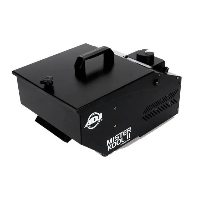 Alt view image 2 of 6 - American DJ Mister Kool II Low Lying Water Based Metal Smoke Fog Machine for Halloween Decorations, Theater Effects, or Stage Fog with Remote, Black