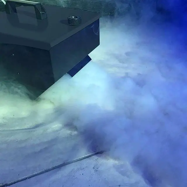 Alt view image 5 of 6 - American DJ Mister Kool II Low Lying Water Based Metal Smoke Fog Machine for Halloween Decorations, Theater Effects, or Stage Fog with Remote, Black