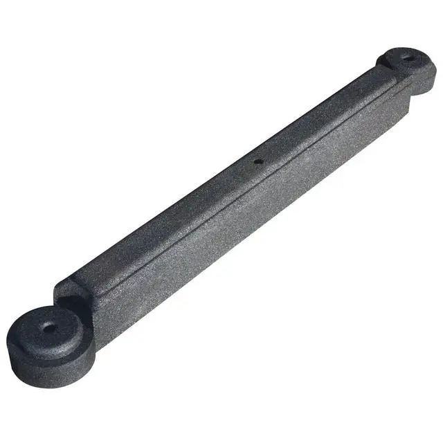 Main image of 4 Foot Rubber Border - Package of 4 - Landscaping, Gardening, or Playground Edging (Black)