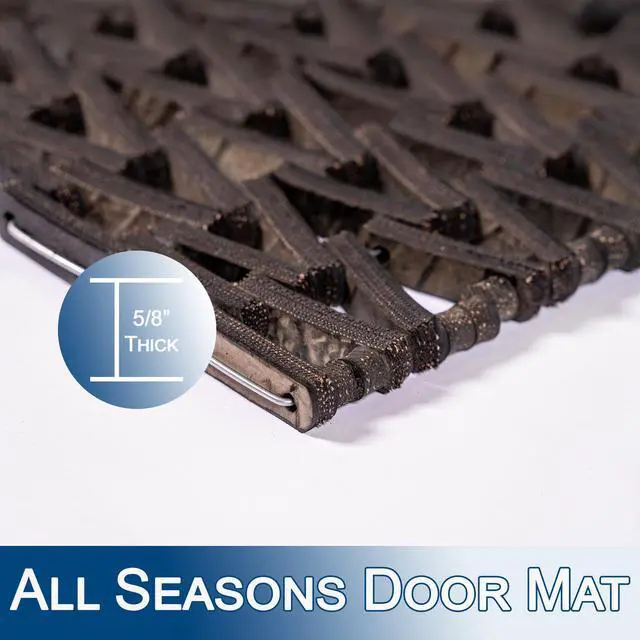 Alt view image 4 of 5 - 108H3660 36 in. W x 60 in. L Durite 108 Industrial Mats - Herringbone Weave