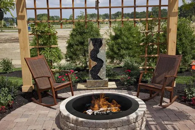 Alt view image 2 of 6 - OFW419F0R 28" Round Solid Steel Fire Ring