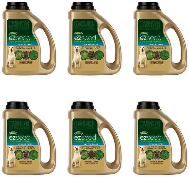 Main image of EZ Seed Dog Spot Repair Sun and Shade, Combination Mulch, Seed and Soil Amendment, 2 lbs. (6-Pack)
