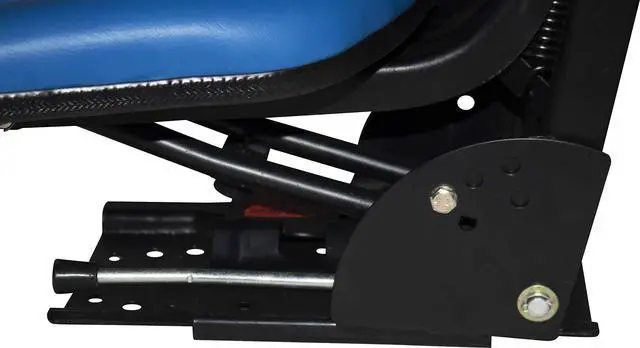 Alt view image 5 of 6 - BLUE WAFFLE STYLE UNIVERSAL TRACTOR SUSPENSION SEAT FITS FORD/NEW HOLLAND 6000 6600 6610 7000 7100 7200 7600 7610 7700 (SAME DAY SHIPPING - Delivers in 1-4 Business days)