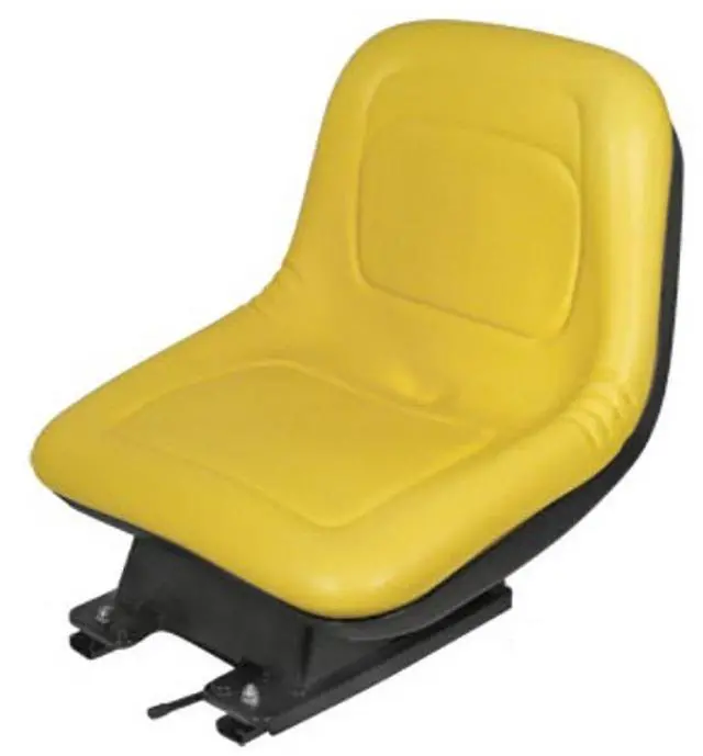 Alt view image 2 of 6 - One New Seat Made to Fit John Deere Models GT225 GT235 GT235E GT245 GX325 GX335 GX345 GX355 + (Yellow)