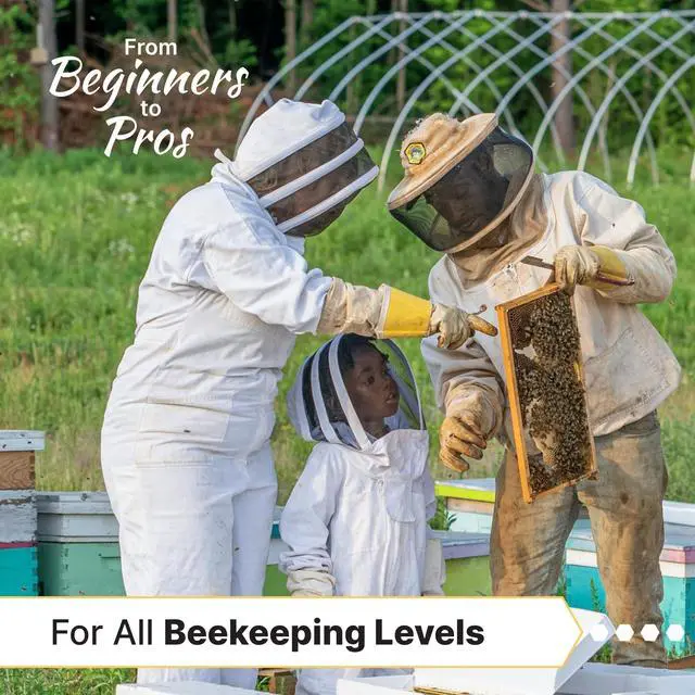 Alt view image 3 of 6 - Traditional Complete Bee Hive Kit, 9" Deep Hive Body with 10 Frames, Beeswax Coated Food-Grade Plastic Foundation, Weather Resistant Telescoping Cover & Bottom Board, Made in USA, Unpainted