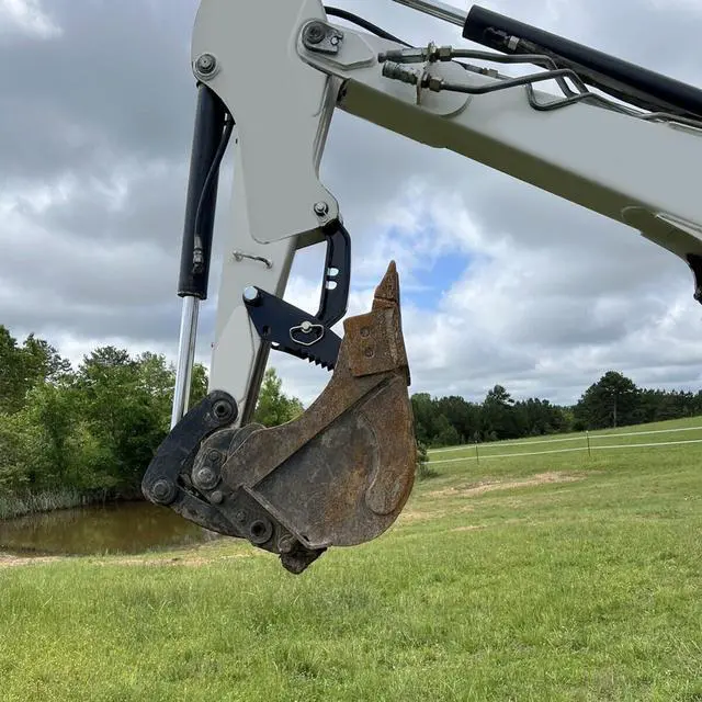Alt view image 6 of 6 - Universal Backhoe Thumb Excavator Attachment Fit for 3.25" Boom Width Compatible with Kubota Woods Mahindra Deere JD Claw Tractor Black Powder Coated Steel Bolt On Durable Heavy Duty