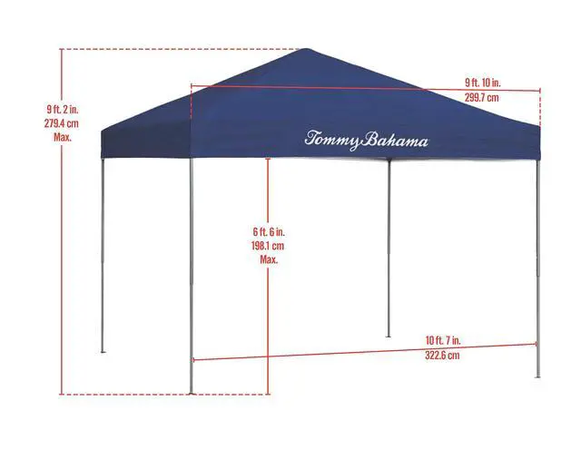 Alt view image 2 of 6 - Patented 10 x 10 Pop Up Canopy EZ Open Tent. Canopy with Roller Bag and Tent Spikes for All Outdoor Activities