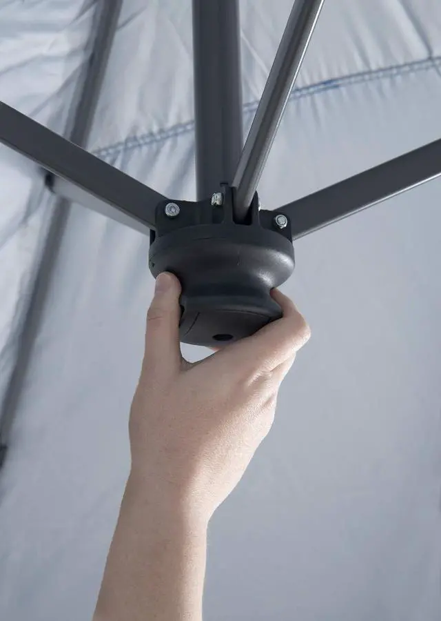 Alt view image 5 of 6 - Patented 10 x 10 Pop Up Canopy EZ Open Tent. Canopy with Roller Bag and Tent Spikes for All Outdoor Activities