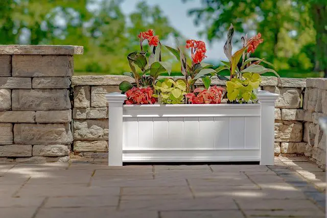 Alt view image 2 of 3 - Windsor Long 42"W x 16"L Vinyl Planter Box