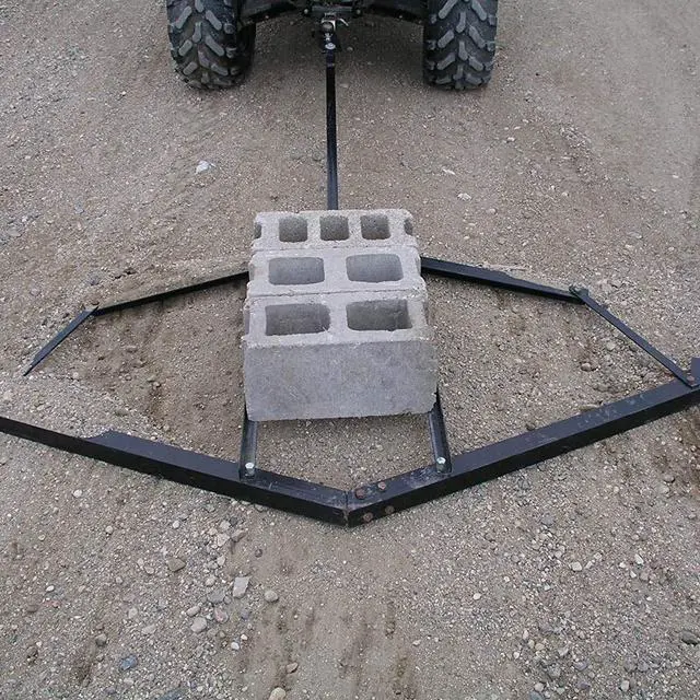 Alt view image 4 of 6 - 5.5 Foot ATV UTV Lawn Tractor Heavy Duty Durable Rust Resistant Steel Landscape Drag to Level Driveways, Lots, and Yards