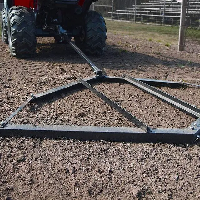 Alt view image 5 of 6 - 5.5 Foot ATV UTV Lawn Tractor Heavy Duty Durable Rust Resistant Steel Landscape Drag to Level Driveways, Lots, and Yards