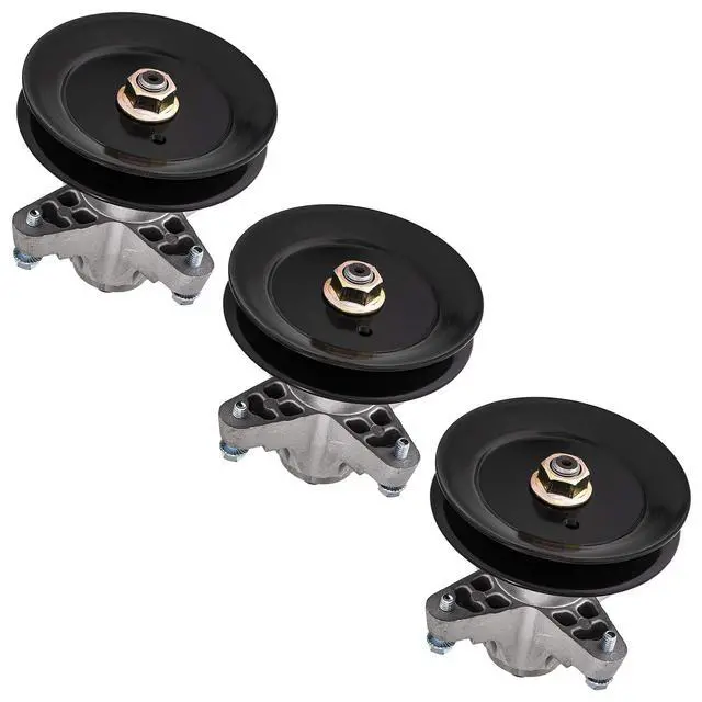 Alt view image 6 of 6 - Spindle Belt Idler Blade Kit 50 inch Deck for Cub Cadet RZT Zero Turn Mower 942-04053C