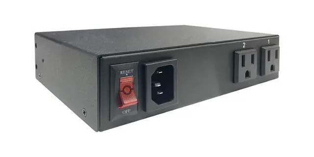 Alt view image 2 of 6 - 2-Outlet Remote Power Reboot Controller with Web GUI