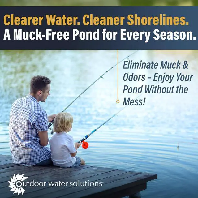 Alt view image 2 of 6 - Lake and Pond Muck Pellets 10lb. | Easy to Apply Quick Activating Tablets | Natural Lake Sludge Remover