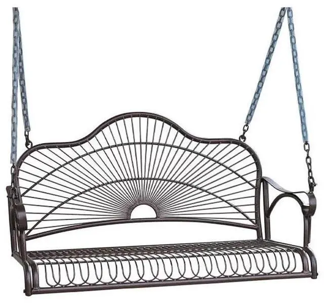 Main image of Iron Bronze Hanging Porch Swing