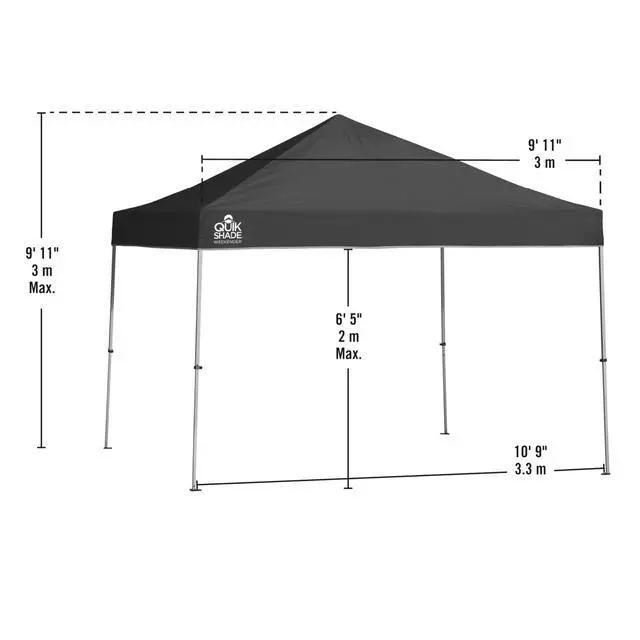 Alt view image 3 of 4 - Weekender Elite 10 x 10 ft. Straight Leg Canopy, Green