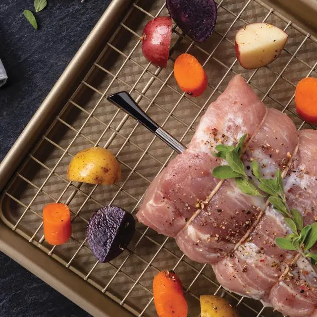 Alt view image 6 of 6 - Stake Wireless Bluetooth Meat Thermometer, Battery-Free Probe, 2-Min USB Charge (Up to 4 Hrs), 32-ft App Range (iOS/Android), 572°F Ceramic Handle, Alerts, Graphs & Up to 8 Probes (BT-32)