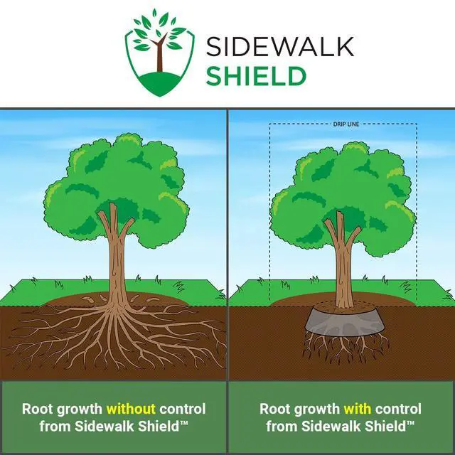 Alt view image 2 of 6 - Tree Root Control Barrier (Heavy Duty - 36 inch Depth, 25 feet)