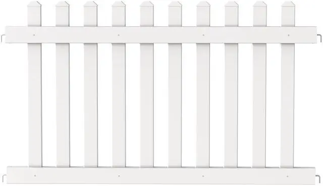 Main image of Montour Line Picket Event Fence Panel, White - Panel Only