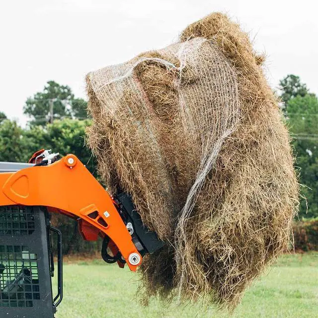 Alt view image 6 of 6 - Skid Steer Hay Frame Attachment, Optional Conus 2 and Stabilizer Spears, Rated 3,000 LB, Quick Tach Mounting, Hay Handling Tractor and Skid Steer Attachments