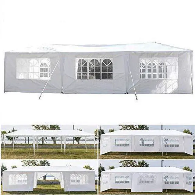 Main image of 10'x30' Outdoor Canopy Party Wedding Tent,Sunshade Shelter,Outdoor Gazebo Pavilion with 8 Removable Sidewalls Upgraded Thicken Steel Tube (10' x 30' / 8 Removable Sidewalls-1)