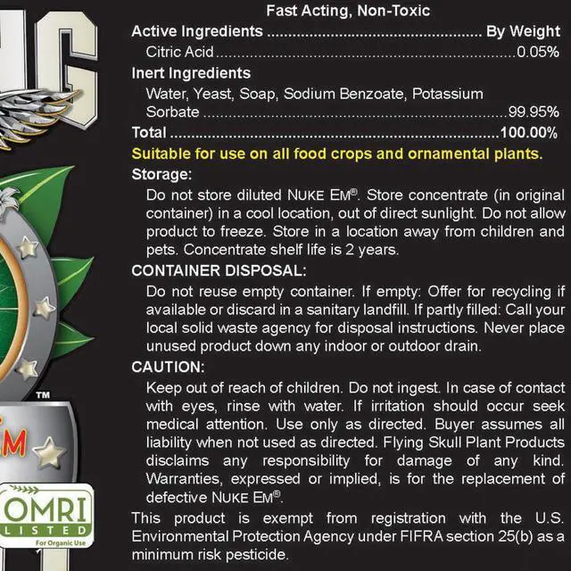 Alt view image 2 of 5 - Nuke em Insecticide & Fungicide, 1 Gallon