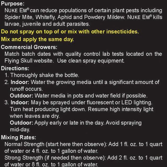 Alt view image 3 of 5 - Nuke em Insecticide & Fungicide, 1 Gallon