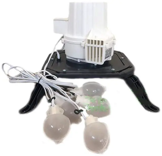 Main image of Gemmy Replacement Fan Blower with 6 Lights and Base for 10 to 12 Feet Tall Inflatables, TH-BL3-N-1
