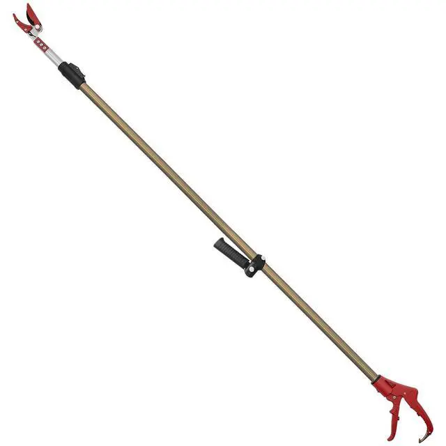 Alt view image 3 of 6 - ZL625 Telescopic Long Reach Pruner with Pruning Saw, Extends 70 to 119 Inches