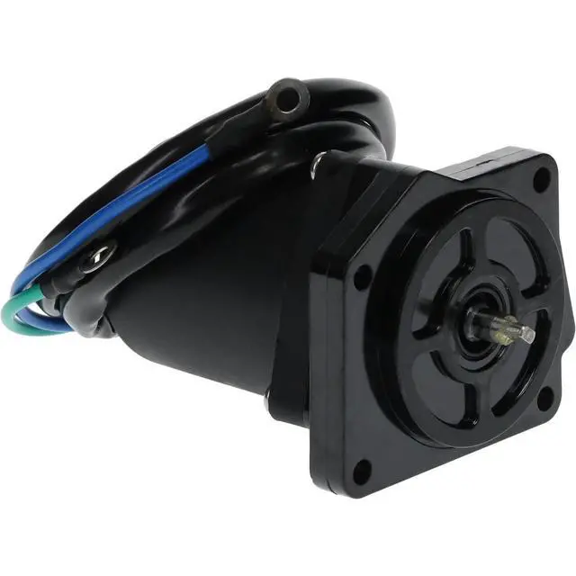 Alt view image 4 of 6 - Power Tilt Trim Motor Compatible with 2005-2018 Yamaha F75 F90 4-Stroke Outboard 75Hp 90Hp 6D8-43880-01-00 6258 Pt627nm 12V Dc 4-Bolt Mount