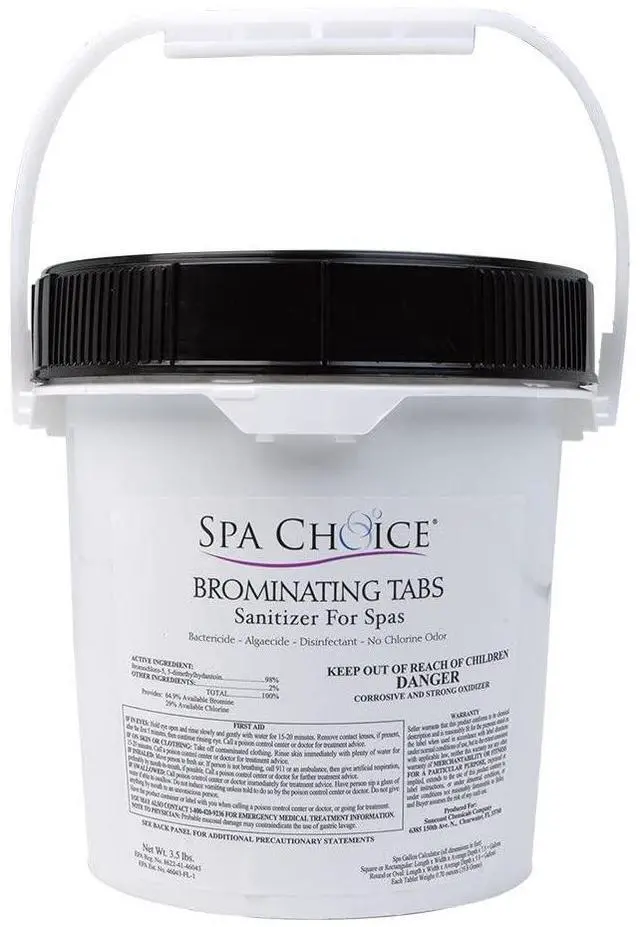 Main image of 3.5-Pounds Premium Brominating Tabs Sanitizer for Spas, Bromine Tablets for Spa Hot Tub, Made in USA