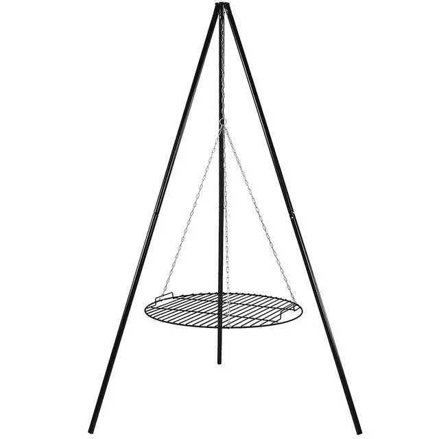 Main image of Campfire Tripod for Cooking - Adjustable Camping Tripod Grill - Portable Over the Fire Camping Grill for Outdoor Cooking - 22-Inch Grate