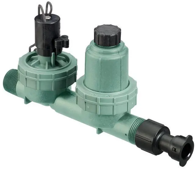 Main image of 67790 1" MPT 4-in-1 Drip Sprinkler Valve, Filter, Pressure Regulator, and Drip Irrigation Drip Tubing Adapter
