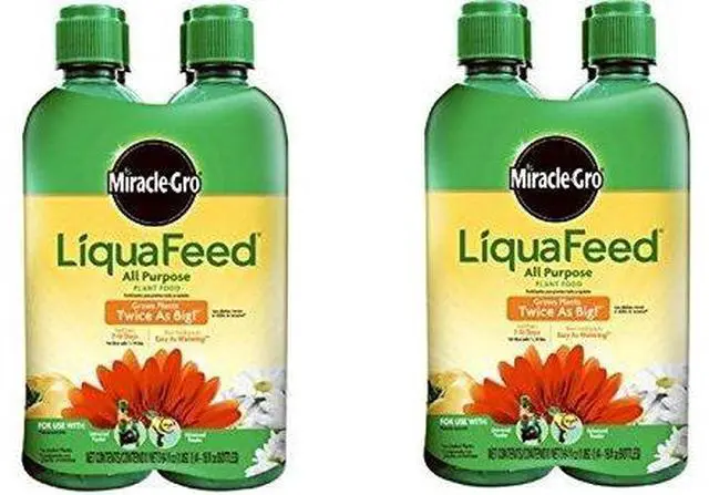 Main image of MiracleGro LiquaFeed All Purpose Plant Food Refill Pack, (Liquid Plant Fertilizer) 16 oz. (8 Count)