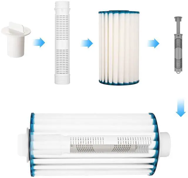 Alt view image 4 of 6 - Spa Mineral Silver Ion Ag+ Cartridge Filter Sticks for Hot Tubs | Drop the silver ion mineral cartridge stick into the gray standpipe with grey cap; Incompatible with Dosing, Smart/IQ systems