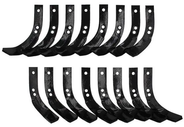 Alt view image 2 of 6 - 1901118 Replacement Troy-Bilt Tiller Tine Set w/Hardware fits Horse/Pony